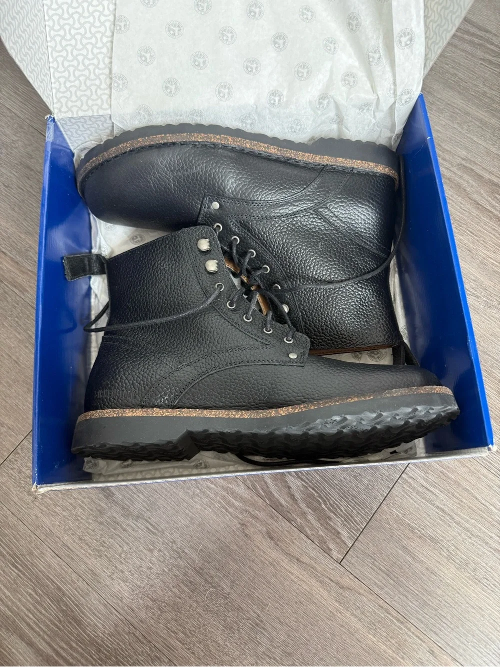Birkenstock Black Bryson Men’s Lace-Up Boots Size EU44